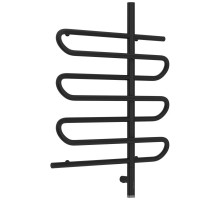 Полотенцесушитель электрический 800х600 черный матовый МЭМ правый Сунержа Эпатаж 3.0 31-5851-8060