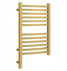 Полотенцесушитель электрический 600х400 золотой матовый МЭМ левый Сунержа Аркус 3.0 032-5704-6040