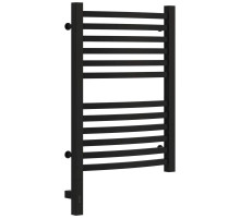Полотенцесушитель электрический 600х400 черный матовый МЭМ левый Сунержа Аркус 3.0 31-5704-6040