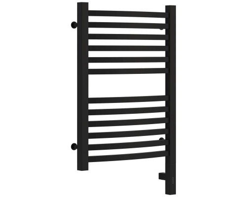 Приобрести Полотенцесушитель электрический 600х400 черный матовый МЭМ правый Сунержа Аркус 3.0 31-5705-6040 в магазине сантехники Santeh-Crystal.ru