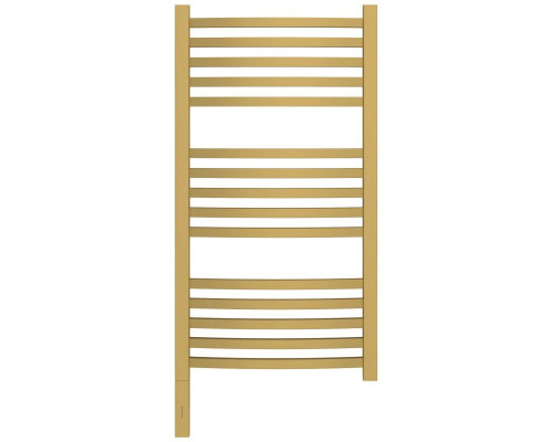 Заказать Полотенцесушитель электрический 800х400 золотой матовый МЭМ левый Сунержа Аркус 3.0 032-5704-8040 в магазине сантехники Santeh-Crystal.ru