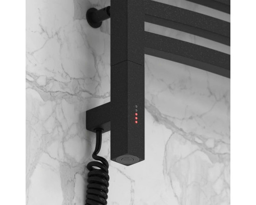 Приобрести Полотенцесушитель электрический 1200х500 темный титан муар МЭМ левый Сунержа Аркус 3.0 15-5704-1250 в магазине сантехники Santeh-Crystal.ru