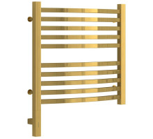 Полотенцесушитель электрический 500х500 золотой МЭМ левый Сунержа Аркус 3.0 03-5704-5050