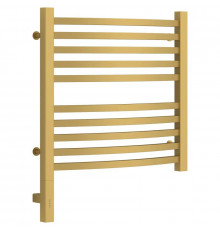 Полотенцесушитель электрический 500х500 золотой матовый МЭМ левый Сунержа Аркус 3.0 032-5704-5050