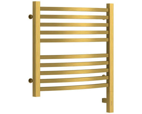 Купить Полотенцесушитель электрический 500х500 состаренная латунь МЭМ правый Сунержа Аркус 3.0 051-5705-5050 в магазине сантехники Santeh-Crystal.ru