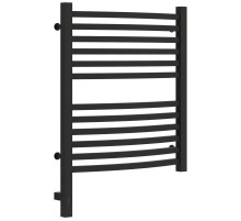 Полотенцесушитель электрический 600х500 темный титан муар МЭМ левый Сунержа Аркус 3.0 15-5704-6050