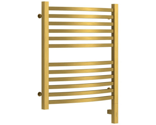 Заказать Полотенцесушитель электрический 600х500 состаренная латунь МЭМ правый Сунержа Аркус 3.0 051-5705-6050 в магазине сантехники Santeh-Crystal.ru