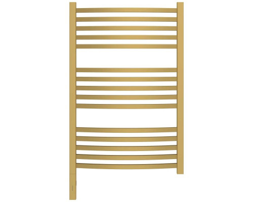 Приобрести Полотенцесушитель электрический 800х500 золотой матовый МЭМ левый Сунержа Аркус 3.0 032-5704-8050 в магазине сантехники Santeh-Crystal.ru