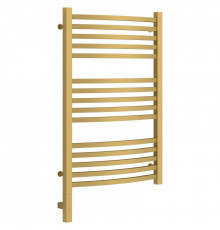 Полотенцесушитель электрический 800х500 золотой матовый МЭМ левый Сунержа Аркус 3.0 032-5704-8050