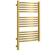 Полотенцесушитель электрический 800х500 состаренная латунь МЭМ левый Сунержа Аркус 3.0 051-5704-8050