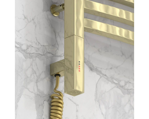 Заказать Полотенцесушитель электрический 600х600 шампань МЭМ левый Сунержа Аркус 3.0 020-5704-6060 в магазине сантехники Santeh-Crystal.ru