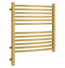 Полотенцесушитель электрический 600х600 золотой матовый МЭМ левый Сунержа Аркус 3.0 032-5704-6060