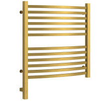 Полотенцесушитель электрический 600х600 состаренная латунь МЭМ левый Сунержа Аркус 3.0 051-5704-6060