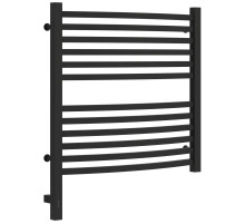 Полотенцесушитель электрический 600х600 темный титан муар МЭМ левый Сунержа Аркус 3.0 15-5704-6060