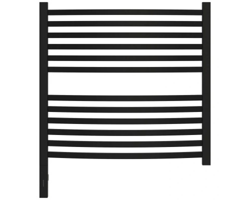 Купить Полотенцесушитель электрический 600х600 черный матовый МЭМ левый Сунержа Аркус 3.0 31-5704-6060 в магазине сантехники Santeh-Crystal.ru