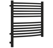 Полотенцесушитель электрический 600х600 черный матовый МЭМ левый Сунержа Аркус 3.0 31-5704-6060