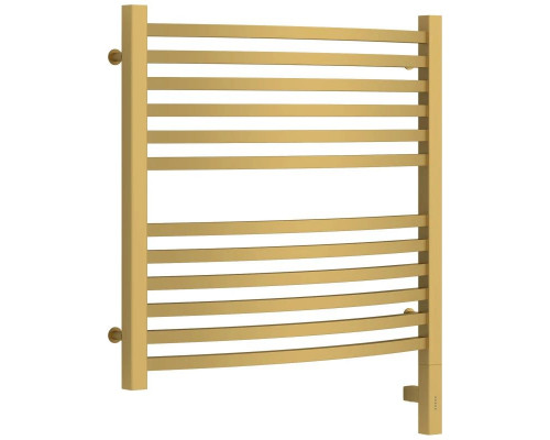 Заказать Полотенцесушитель электрический 600х600 золотой матовый МЭМ правый Сунержа Аркус 3.0 032-5705-6060 в магазине сантехники Santeh-Crystal.ru