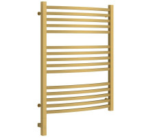 Полотенцесушитель электрический 800х600 золотой матовый МЭМ левый Сунержа Аркус 3.0 032-5704-8060