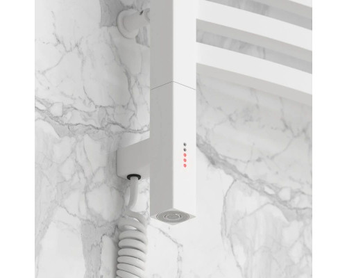 Заказать Полотенцесушитель электрический 800х600 белый матовый МЭМ левый Сунержа Аркус 3.0 30-5704-8060 в магазине сантехники Santeh-Crystal.ru