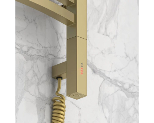 Приобрести Полотенцесушитель электрический 800х600 шампань матовая МЭМ правый Сунержа Аркус 3.0 022-5705-8060 в магазине сантехники Santeh-Crystal.ru