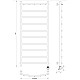 Приобрести Полотенцесушитель электрический 1270х532 ТЭН правый Secado Милан 1К 4603759408958 в магазине сантехники Santeh-Crystal.ru