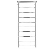 Полотенцесушитель электрический 1270х532 ТЭН левый Secado Милан 1КСП 4603759406374