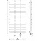 Заказать Полотенцесушитель электрический 1270х600 ТЭН правый Secado Понтида 4 4603777457358 в магазине сантехники Santeh-Crystal.ru