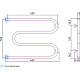 Приобрести Полотенцесушитель водяной 500х650 Сунержа М-образный 00-0007-5065 в магазине сантехники Santeh-Crystal.ru