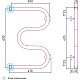 Приобрести Полотенцесушитель водяной 600х400 Сунержа М-образный 00-0007-6040 в магазине сантехники Santeh-Crystal.ru