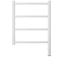 Полотенцесушитель электрический 500х500 белый глянец МЭМ правый Сунержа Галант 3.0 12-5801-5050