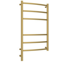 Полотенцесушитель электрический 800х500 золотой матовый МЭМ левый Сунержа Галант 3.0 032-5800-8050