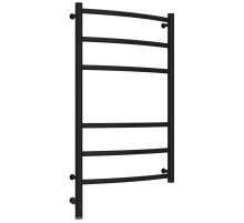 Полотенцесушитель электрический 800х500 черный матовый МЭМ левый Сунержа Галант 3.0 31-5800-8050