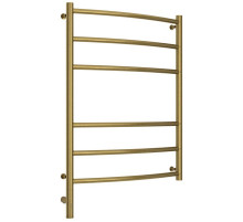 Полотенцесушитель электрический 800х600 состаренная латунь МЭМ левый Сунержа Галант 3.0 051-5800-8060