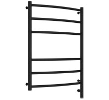 Полотенцесушитель электрический 800х600 черный матовый МЭМ правый Сунержа Галант 3.0 31-5801-8060