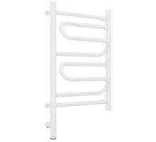 Полотенцесушитель электрический 600х400 белый глянец МЭМ левый Сунержа Элегия 3.0 12-5818-6040