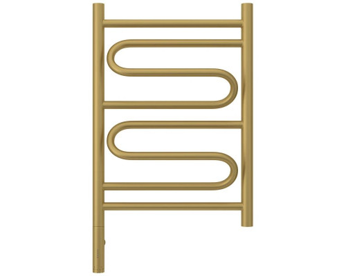 Заказать Полотенцесушитель электрический 600х400 золотой матовый МЭМ левый Сунержа Элегия 3.0 032-5818-6040 в магазине сантехники Santeh-Crystal.ru