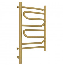 Полотенцесушитель электрический 600х400 золотой матовый МЭМ левый Сунержа Элегия 3.0 032-5818-6040