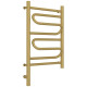 Заказать Полотенцесушитель электрический 600х400 золотой матовый МЭМ левый Сунержа Элегия 3.0 032-5818-6040 в магазине сантехники Santeh-Crystal.ru