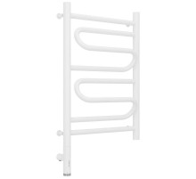 Полотенцесушитель электрический 600х400 белый матовый МЭМ левый Сунержа Элегия 3.0 30-5818-6040