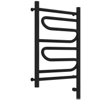 Полотенцесушитель электрический 600х400 черный матовый МЭМ правый Сунержа Элегия 3.0 31-5819-6040