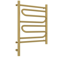 Полотенцесушитель электрический 600х600 золотой матовый МЭМ левый Сунержа Элегия 3.0 032-5818-6060