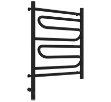 Полотенцесушитель электрический 600х600 черный матовый МЭМ левый Сунержа Элегия 3.0 31-5818-6060