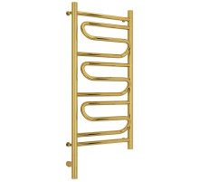 Полотенцесушитель электрический 800х400 золотой МЭМ левый Сунержа Элегия 3.0 03-5818-8040