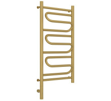 Полотенцесушитель электрический 800х400 золотой матовый МЭМ левый Сунержа Элегия 3.0 032-5818-8040