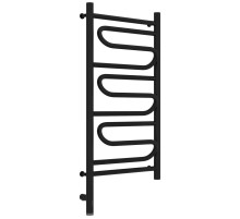 Полотенцесушитель электрический 800х400 черный матовый МЭМ левый Сунержа Элегия 3.0 31-5818-8040