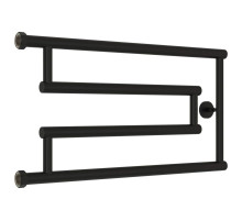 Полотенцесушитель водяной 320x650 черный матовый Сунержа High-Tech+ model "G" 31-4051-3265