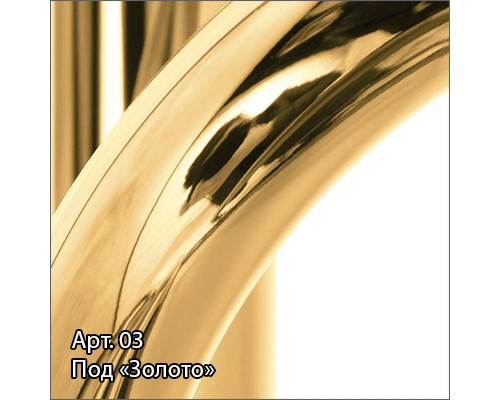 Заказать Полотенцесушитель водяной 500x650 золотой Сунержа High-Tech model L 03-0052-5065 в магазине сантехники Santeh-Crystal.ru