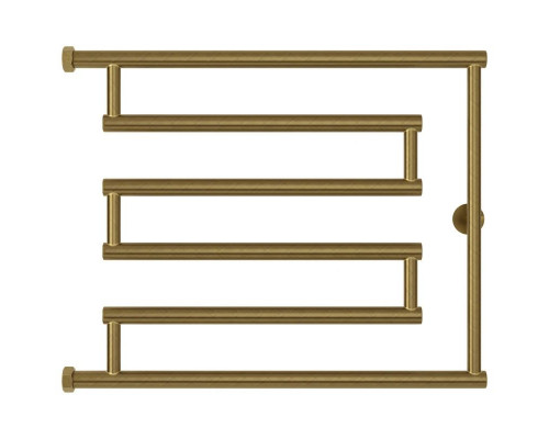 Приобрести Полотенцесушитель водяной 500x650 состаренная бронза Сунержа High-Tech model L 05-0052-5065 в магазине сантехники Santeh-Crystal.ru