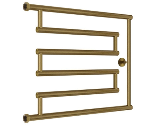 Приобрести Полотенцесушитель водяной 500x650 состаренная бронза Сунержа High-Tech model L 05-0052-5065 в магазине сантехники Santeh-Crystal.ru