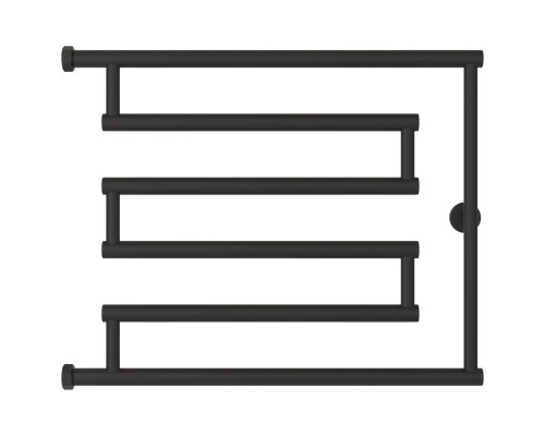 Приобрести Полотенцесушитель водяной 500x650 темный титан муар Сунержа High-Tech model L 15-0052-5065 в магазине сантехники Santeh-Crystal.ru